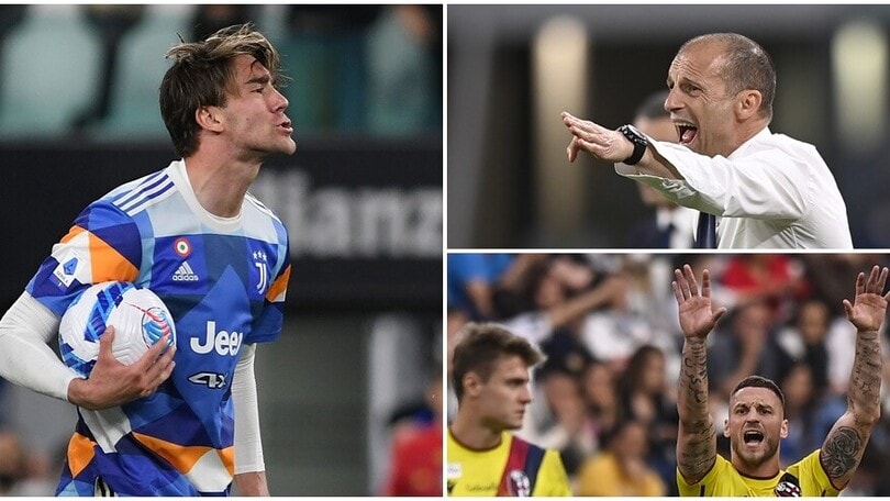 Vlahovic salva la Juve nel recupero: solo un pari con il Bologna