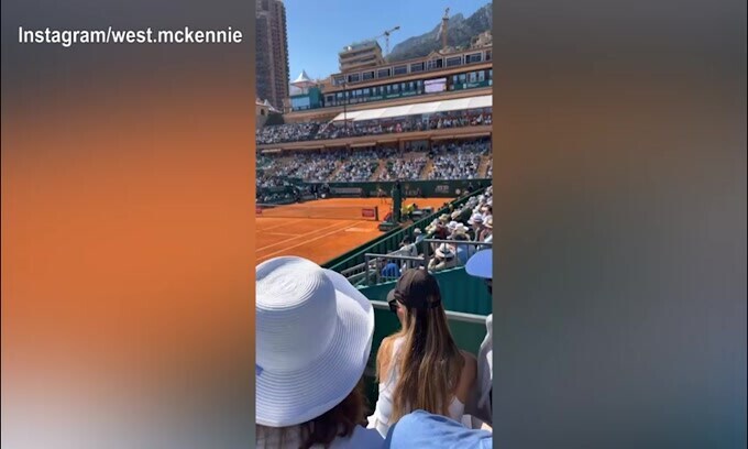 Finale ATP Montecarlo, McKennie presente in tribuna