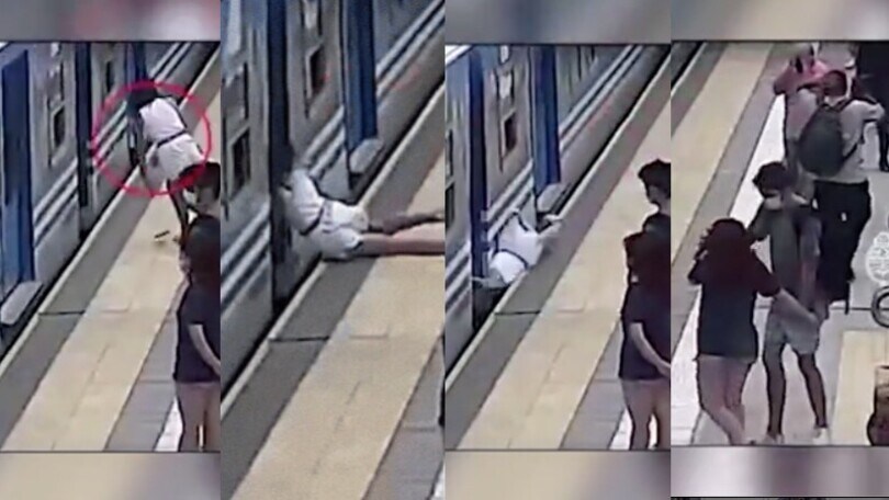 Dramma a Buenos Aires: ragazza sviene, cade sotto la metro ed esce illesa