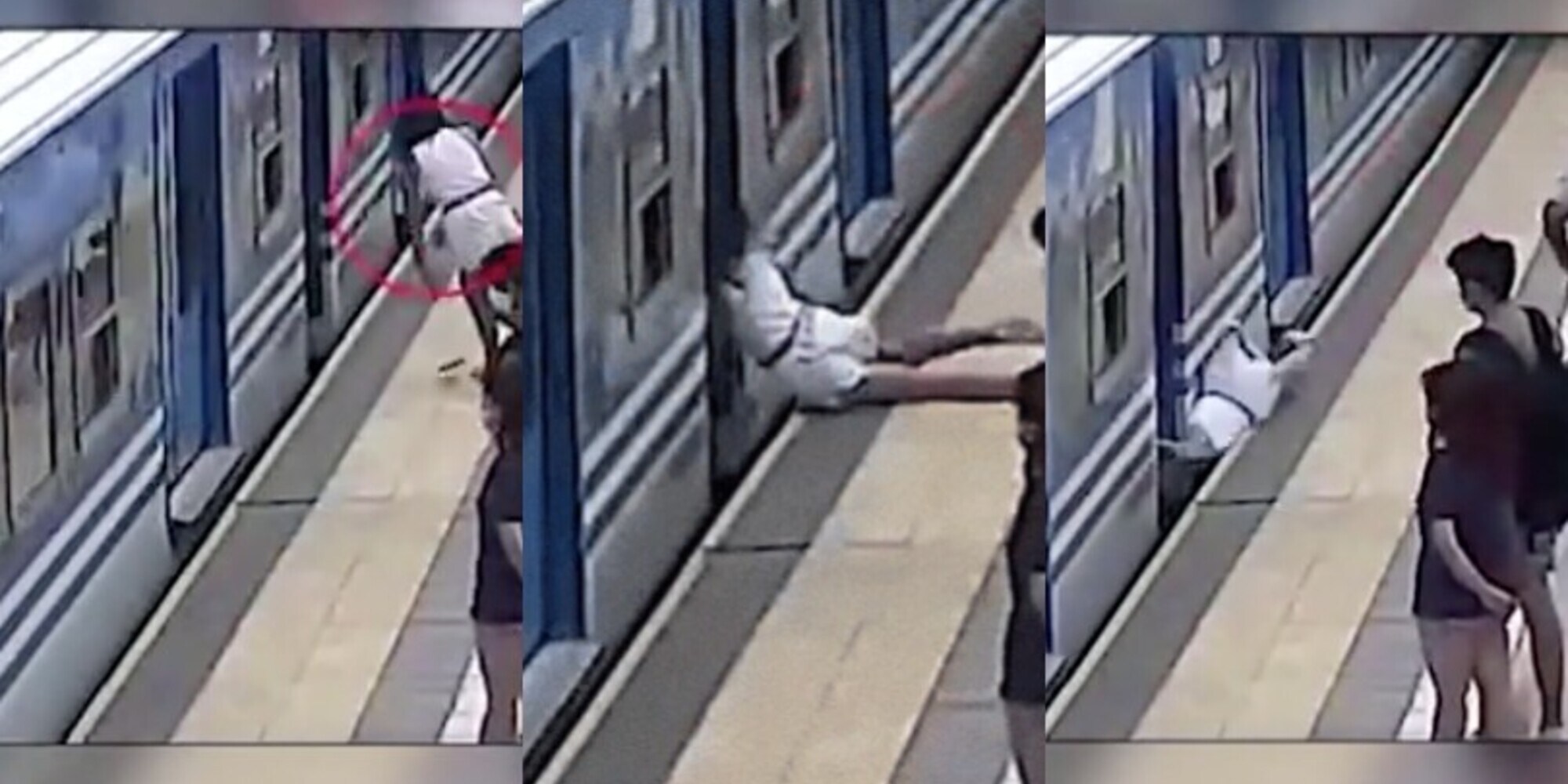 Buenos Aires, donna sviene sotto il treno in corsa: è miracolosamente illesa! VIDEO