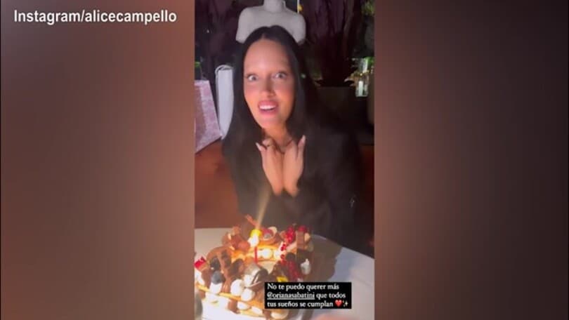 Oriana Sabatini,  ecco la torta per festeggiare il compleanno