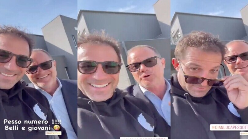 Del Piero e Pessotto, siparietto social: "Io correvo e tu..."