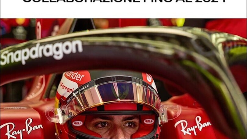 Ufficiale, la Ferrari rinnova con Sainz fino al 2024