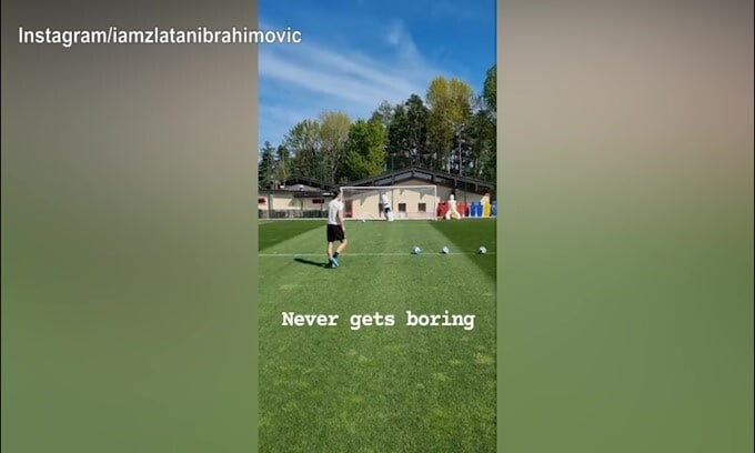 Milan, super Ibra in allenamento: "Non diventa mai noioso"