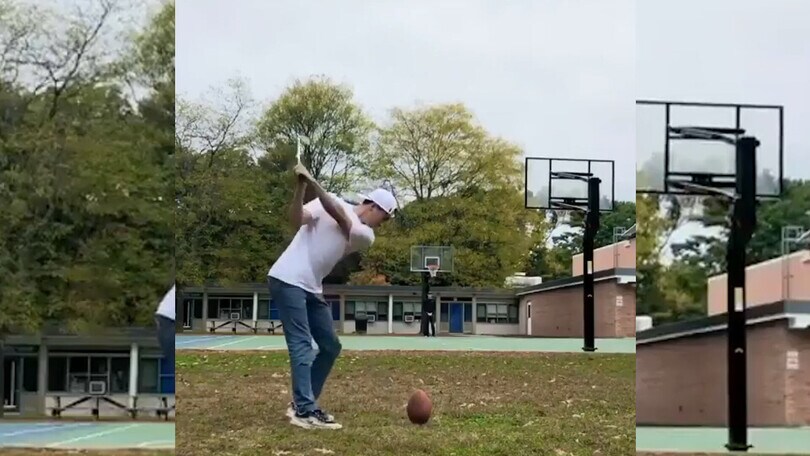 Wow! Fa canestro con una mazza da golf