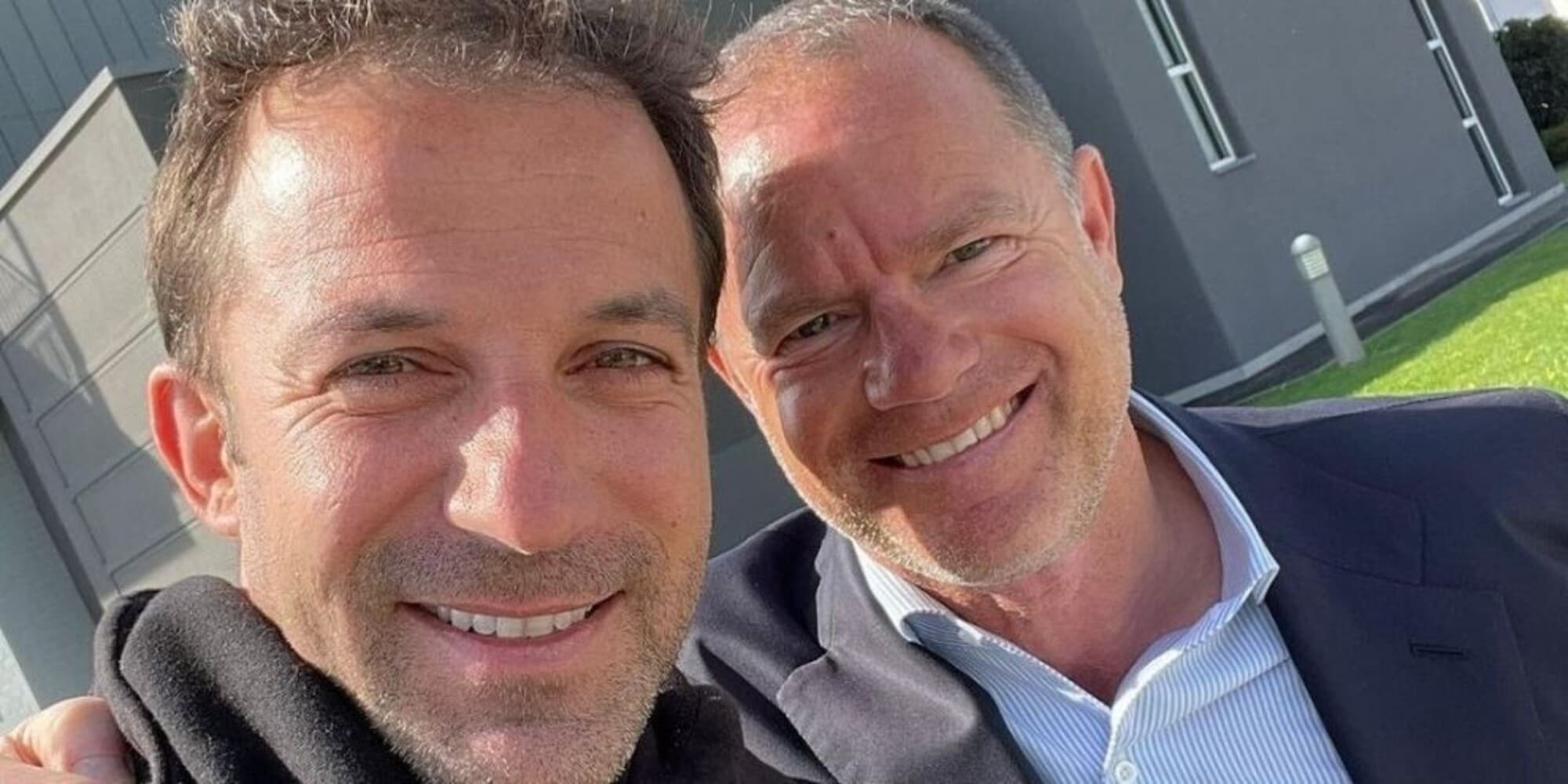 Del Piero e il selfie con Pessotto: "L'amicizia è per sempre"