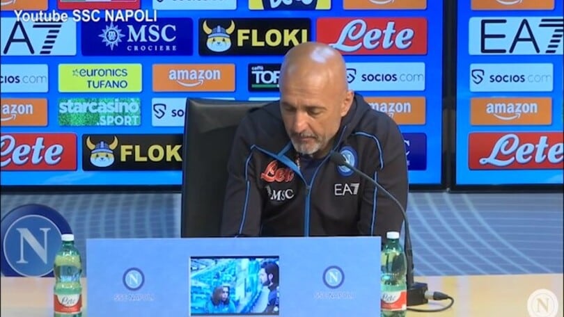 Spalletti: "De Laurentiis critico sui cambi? Non mi dà fastidio"