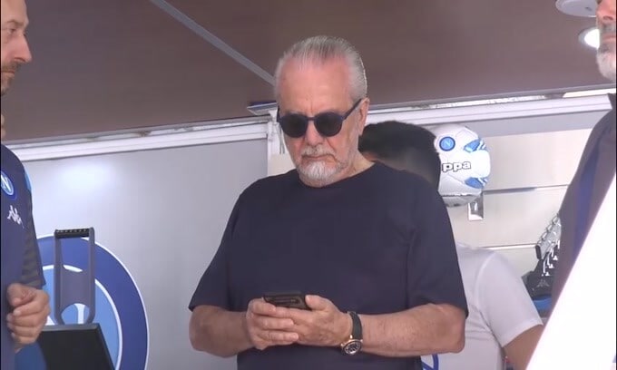 Napoli, le scuse di De Laurentiis ai tifosi
