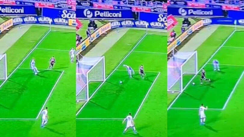 Radu, l'incredibile papera in Bologna-Inter: la fotosequenza