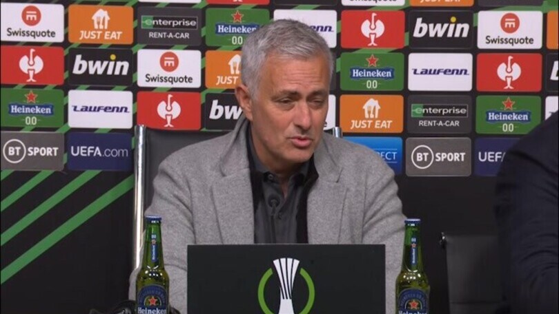 Mourinho: "A volte in Italia siamo sfortunati con gli arbitri"