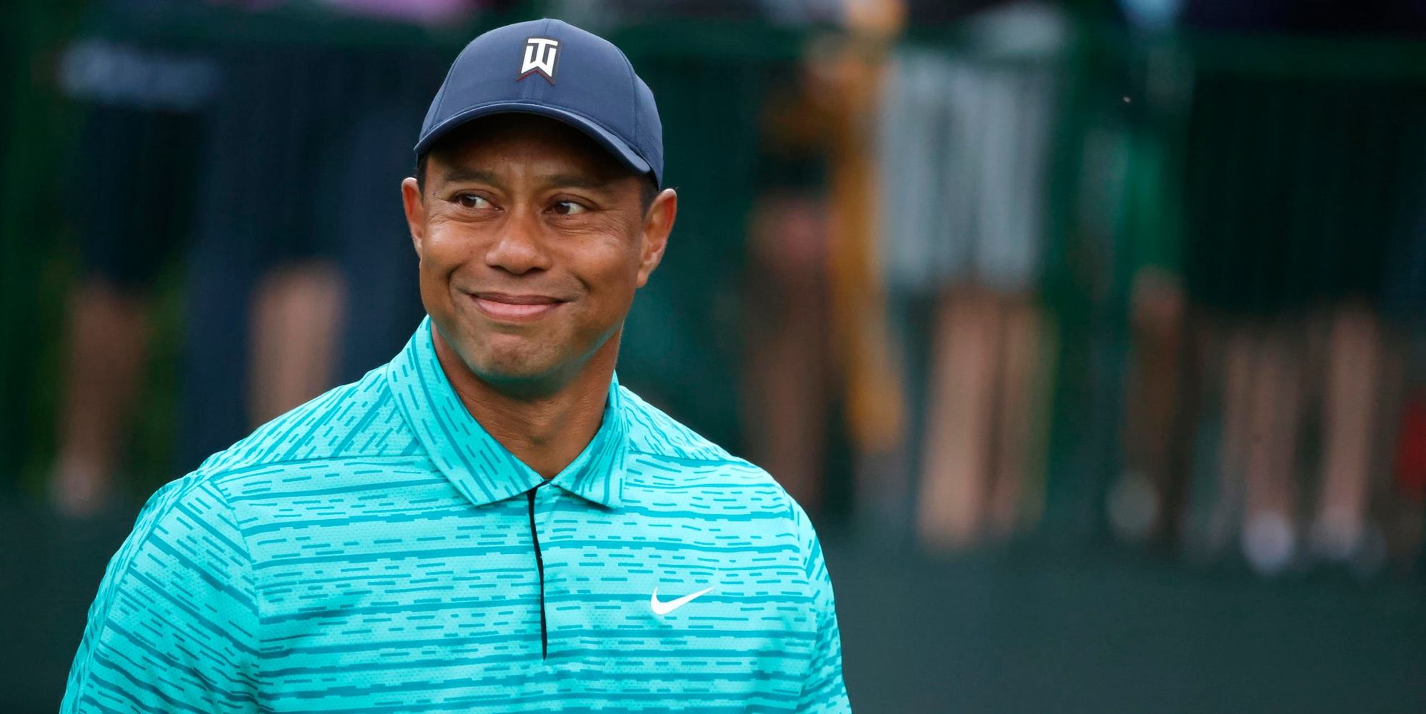 Tiger Woods, prova in campo a Tulsa in vista del Pga Championship