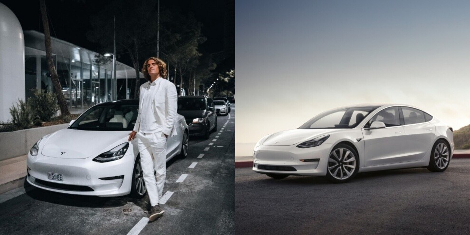 Tsitsipas ha una Tesla da 60mila euro che si chiama "Julius"