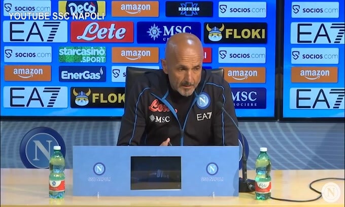 Spalletti: "La presenza di De Laurentiis dà sempre stimoli"