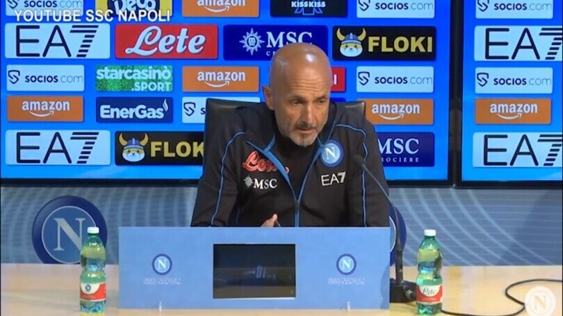 Spalletti: "La presenza di De Laurentiis dà sempre stimoli"