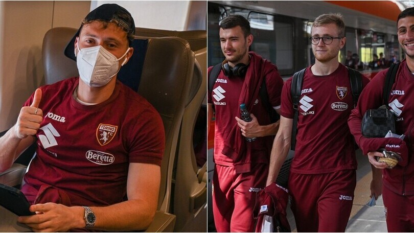 Torino in viaggio verso Empoli: i sorrisi dei giocatori di Juric