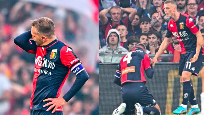 Sampdoria-Genoa, Criscito in lacrime dopo il rigore sbagliato