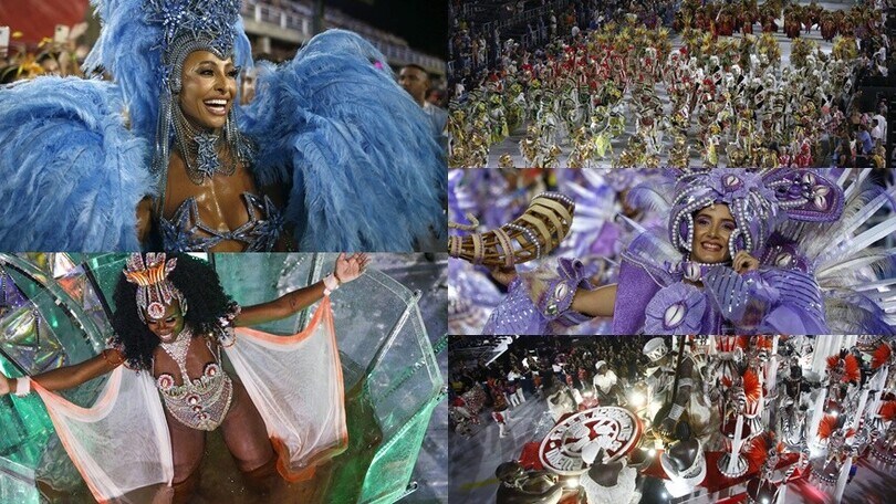 Che festa al Carnevale di Rio: l'ultima notte è magica FOTO
