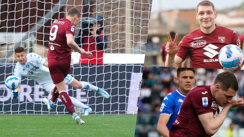Belotti show: entra, fa tripletta all'Empoli e lancia il Torino