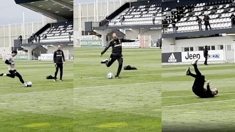Sfida di tiri tra Allegri e Vlahovic: show per i tifosi della Juve