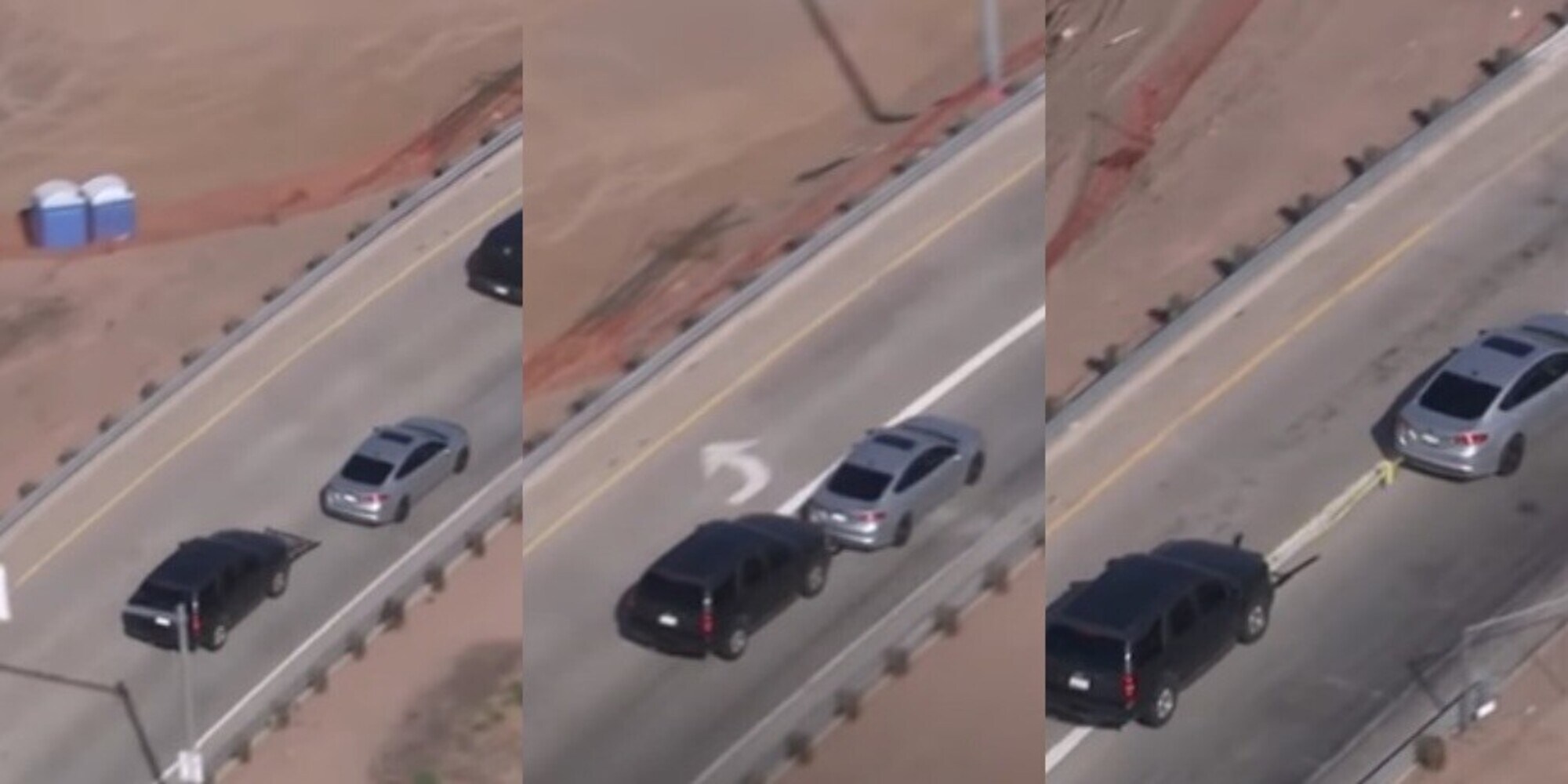 Polizia vs malvivente, la fuga finisce grazie a... un rampino! VIDEO