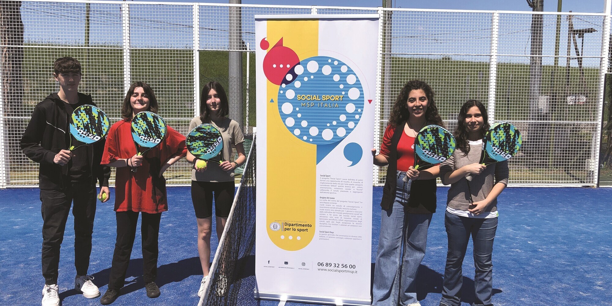 Roma, nelle scuole continua a crescere la passione per il padel