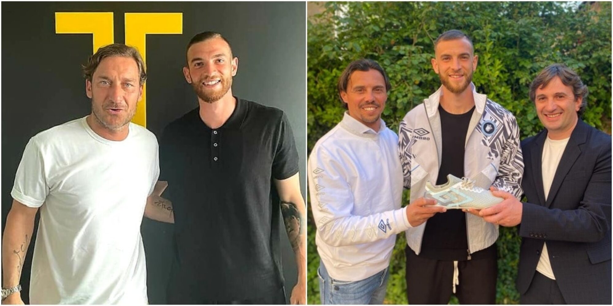 Umbro Italia, ufficiale la partnership con Vicari della CT10 di Totti