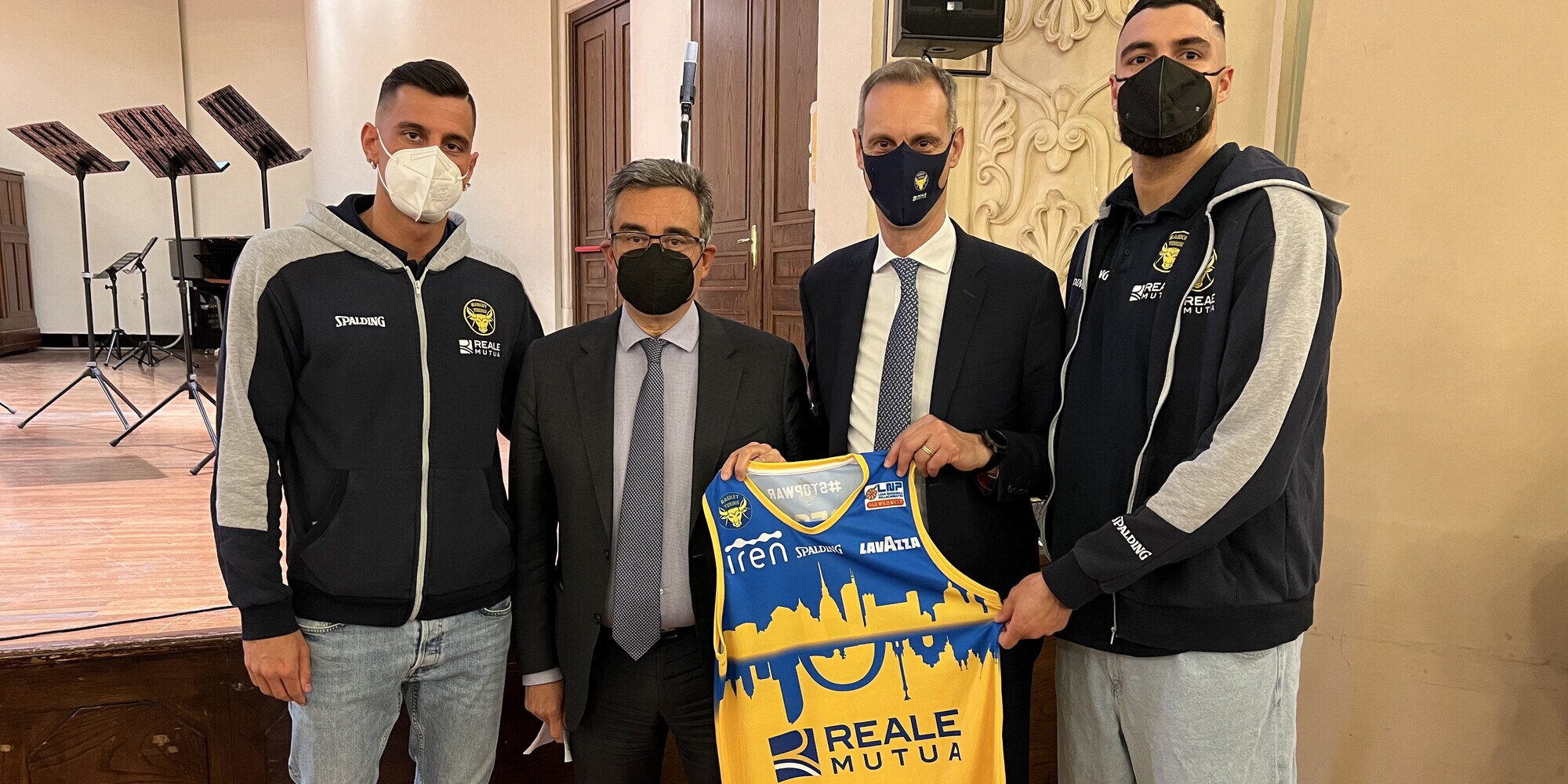 Basket Torino, divisa speciale pro Ucraina