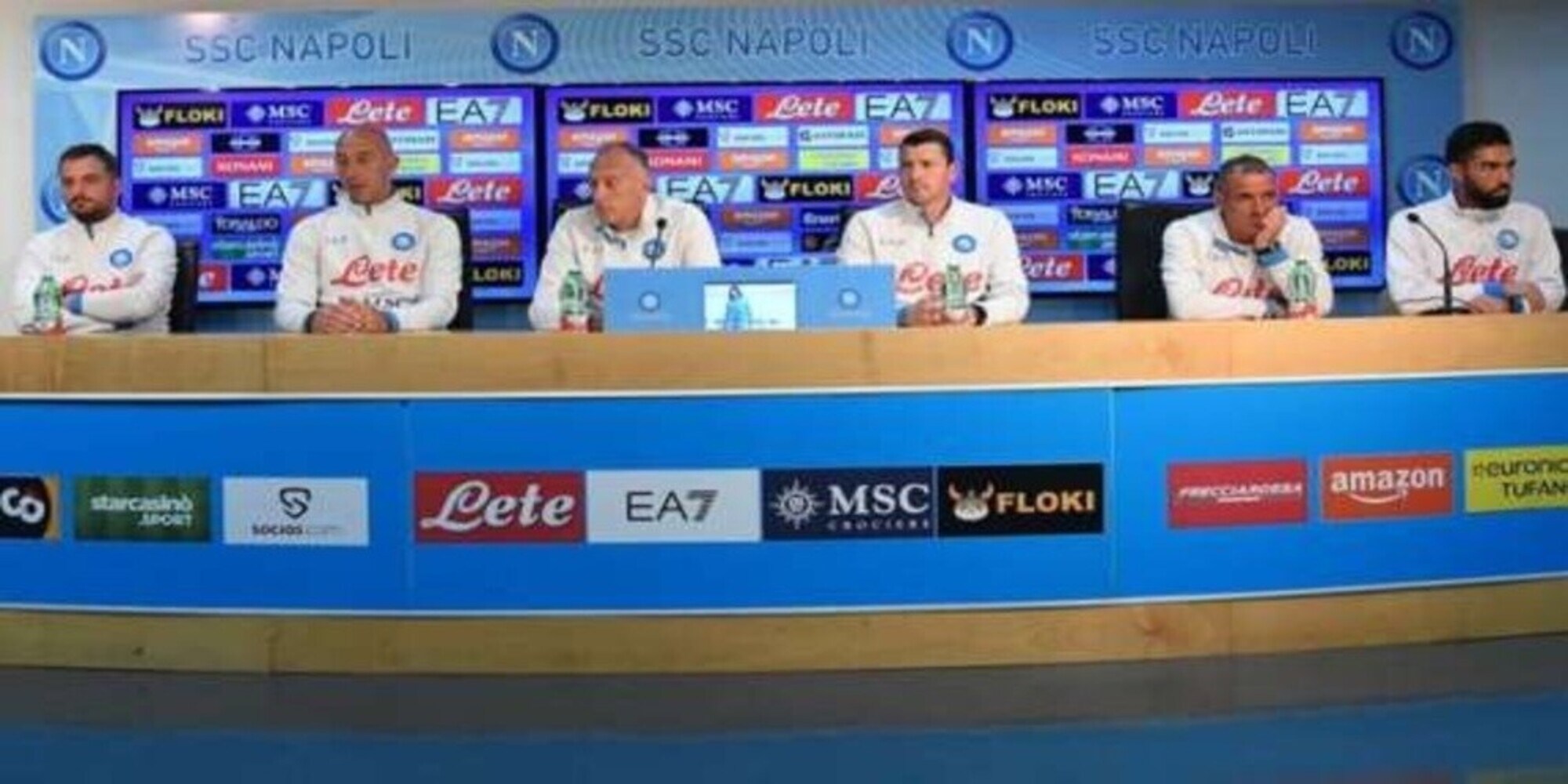 Napoli, Spalletti lascia spazio allo staff: "L'obiettivo era la Champions"