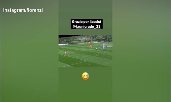 Florenzi, gol assurdo in allenamento!