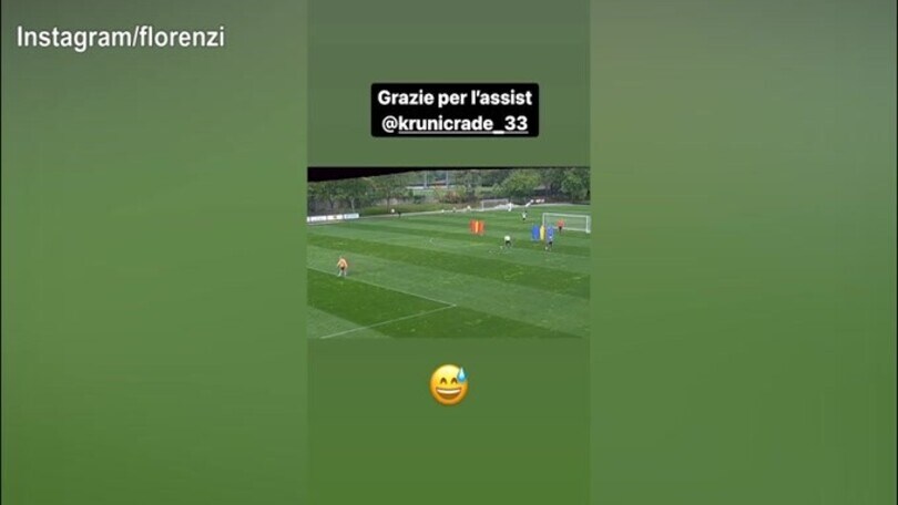Florenzi, gol assurdo in allenamento!