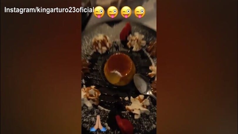 Inter, Vidal e la grigliata di carne
