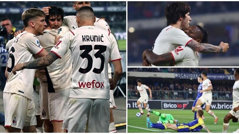 Faraoni illude il Verona, Tonali e Florenzi trascinano il Milan in testa