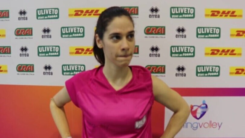 Campionato Italiano femminile di Sitting Volley: la gioia del libero Silvia Biasi