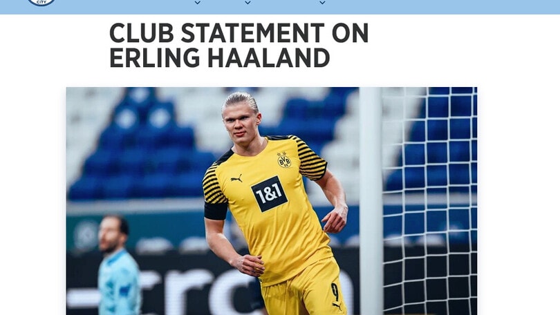 Ufficiale: Haaland passa al Manchester City