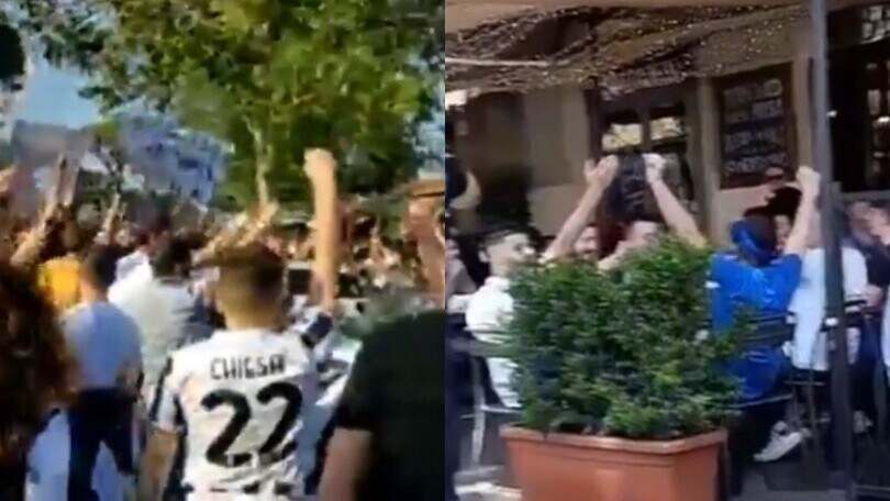 La festa dei tifosi di Juve e Inter: che carica prima della finale!