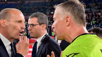 Coppa Italia, una giornata di stop e multa per Allegri dopo l'espulsione