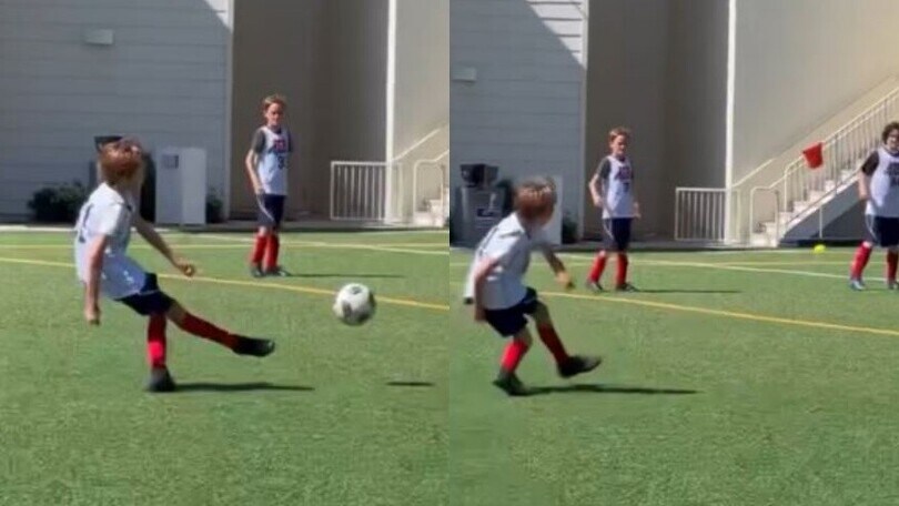 Del Piero Jr sulle orme di papà: che gol su punizione!