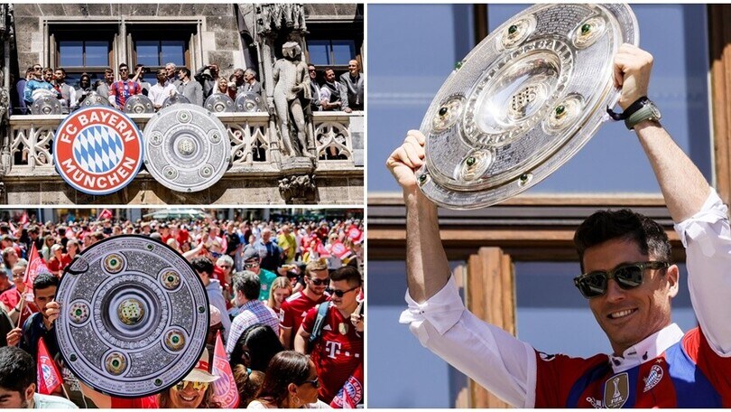 Il Bayern fa festa con la 'Meisterschale': tifosi in delirio