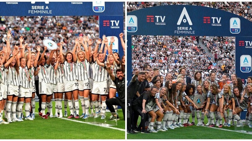 Juve Women, premio allo Stadium per il 5° scudetto consecutivo