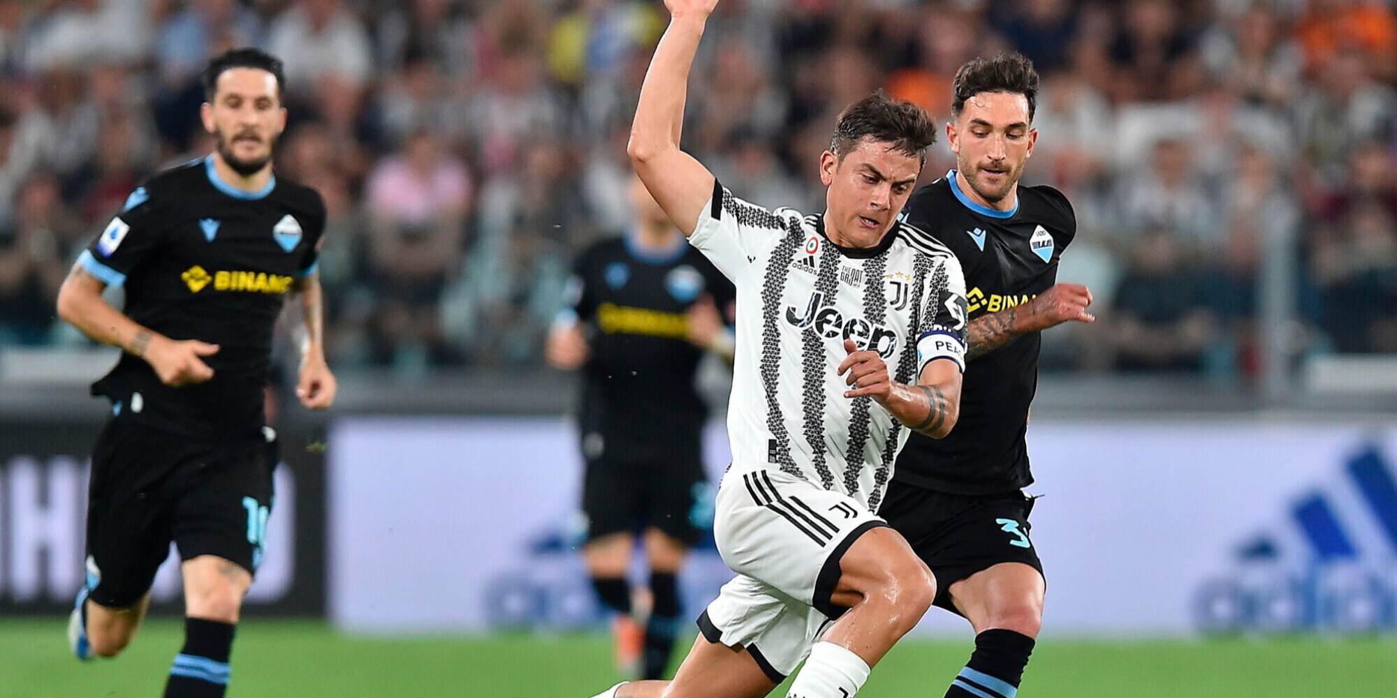 Juve-Lazio 2-2, il tabellino