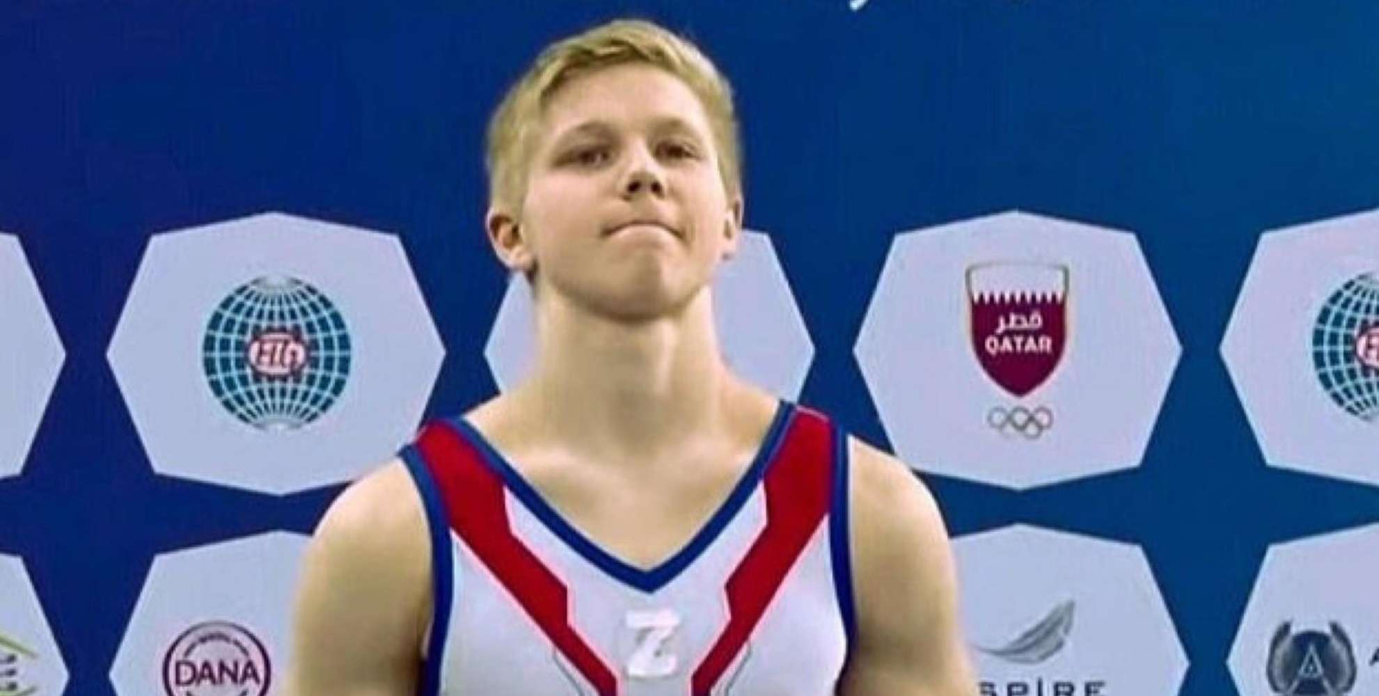 Ginnastica, sul podio con "Z" di Putin: sospeso atleta russo