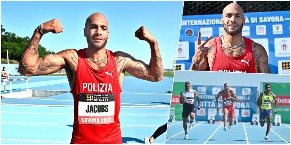 Jacobs alla prima sui 100 dopo Tokyo: spettacolo a Savona