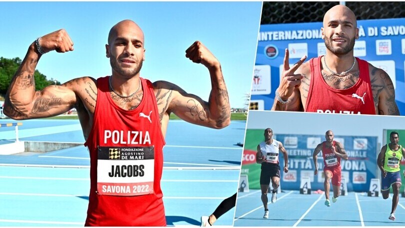 Jacobs alla prima sui 100 dopo Tokyo: spettacolo a Savona
