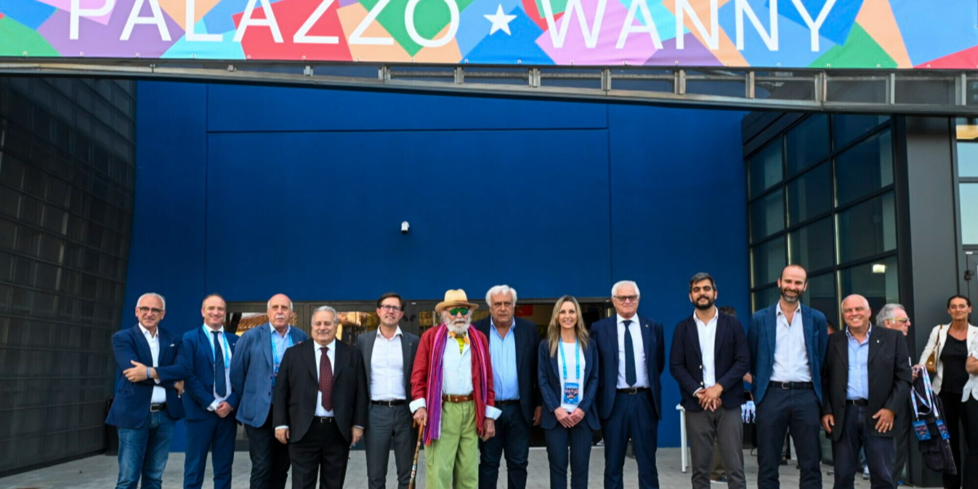 Prima di Italia-Croazia taglio del nastro per Palazzo Wanny
