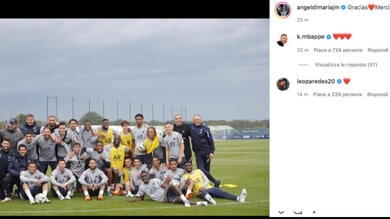 Juve, Di Maria saluta il Psg: il post su Instagram