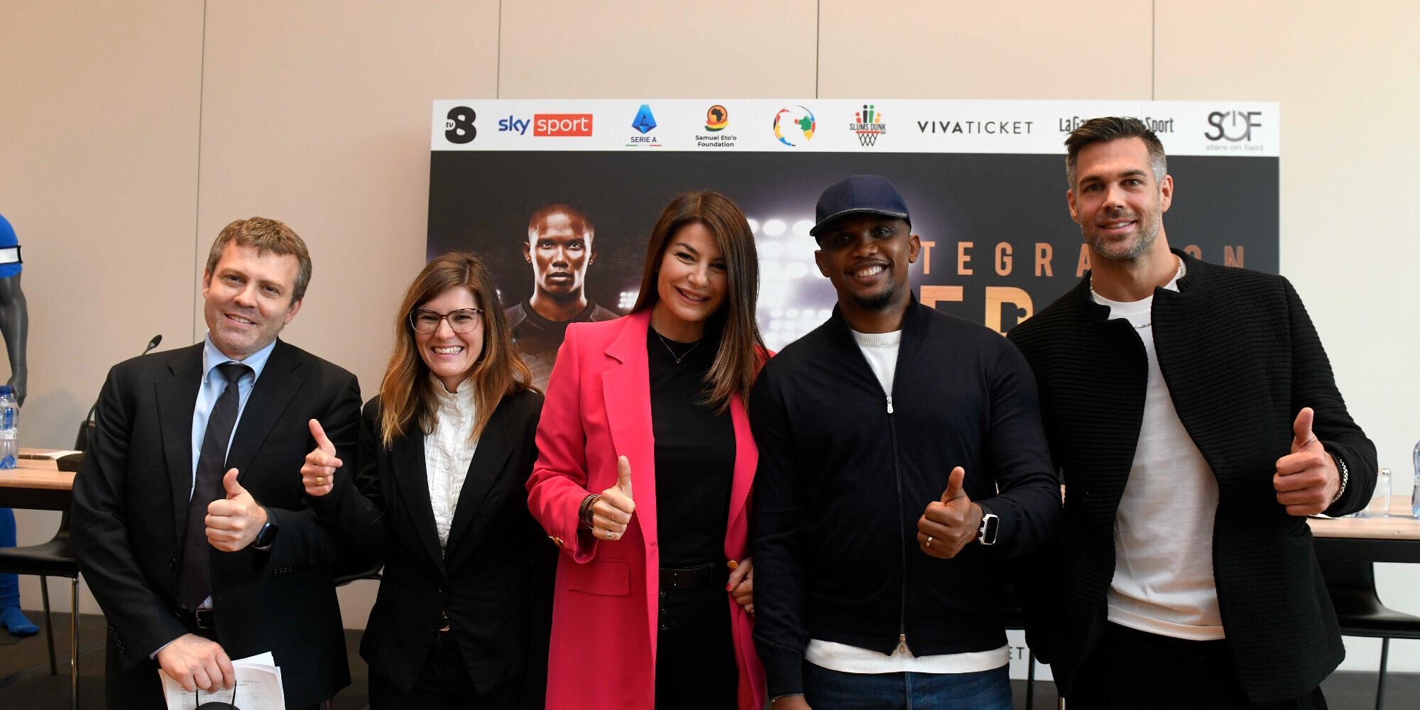 L’arte scende in campo al fianco di Samuel Eto’O, Bruno Cerella e Tommaso Marino