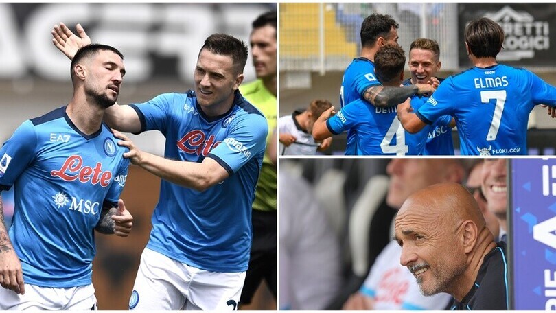 Il Napoli chiude con un tris: lo Spezia travolto al 'Picco'
