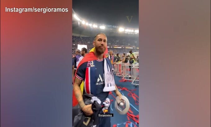 Psg, grande festa per Sergio Ramos e la conquista della Ligue 1
