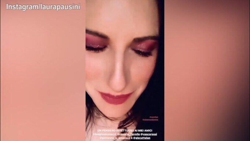 Milan, Laura Pausini festeggia lo Scudetto