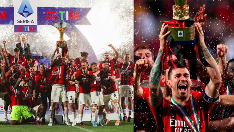 Milan, grande festa alla premiazione: Romagnoli alza la coppa